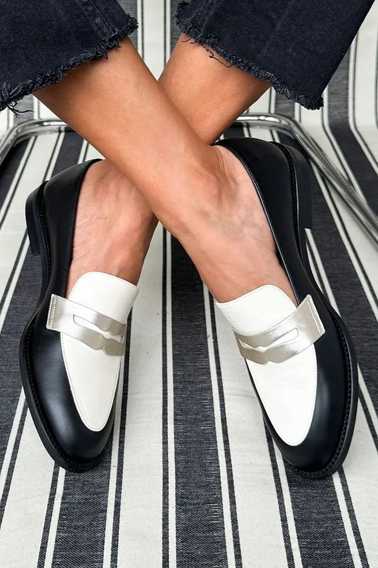 QUINN | Classic loafers with metallic accent