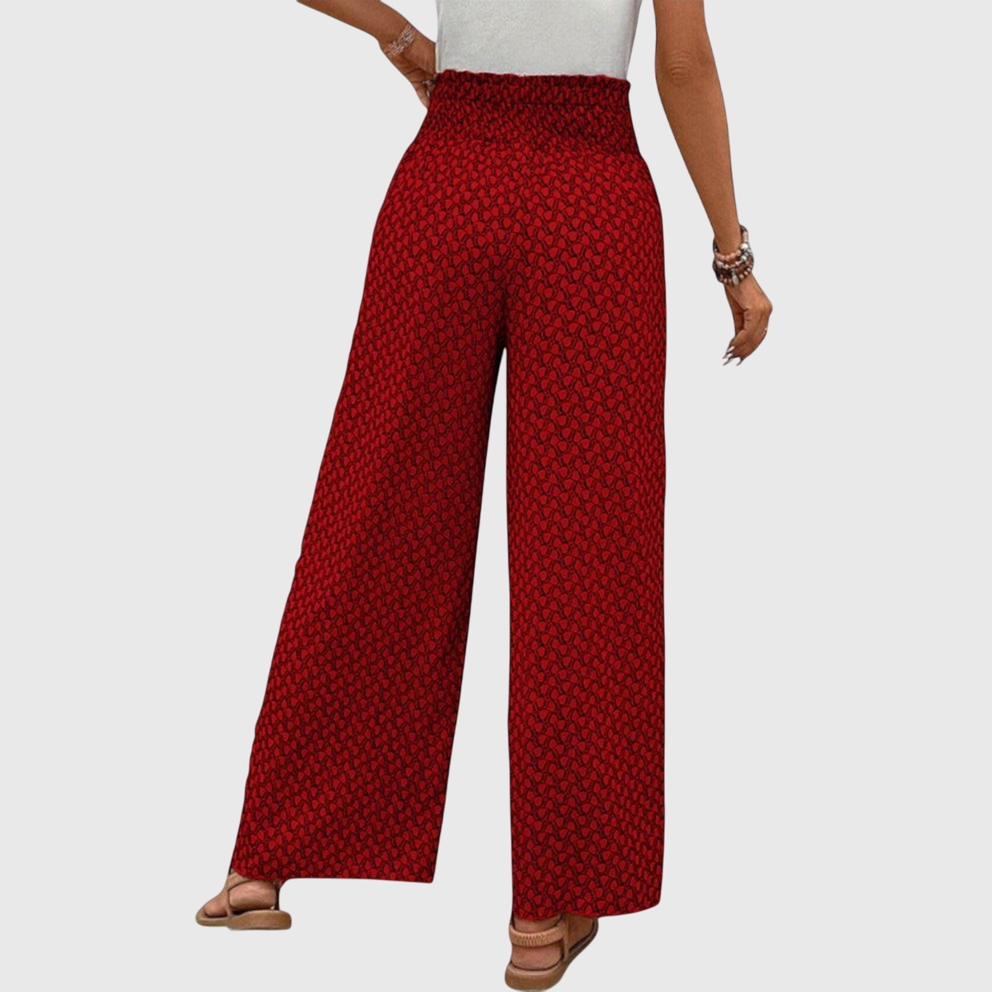 CHIARA | Polished high-waist palazzo pants