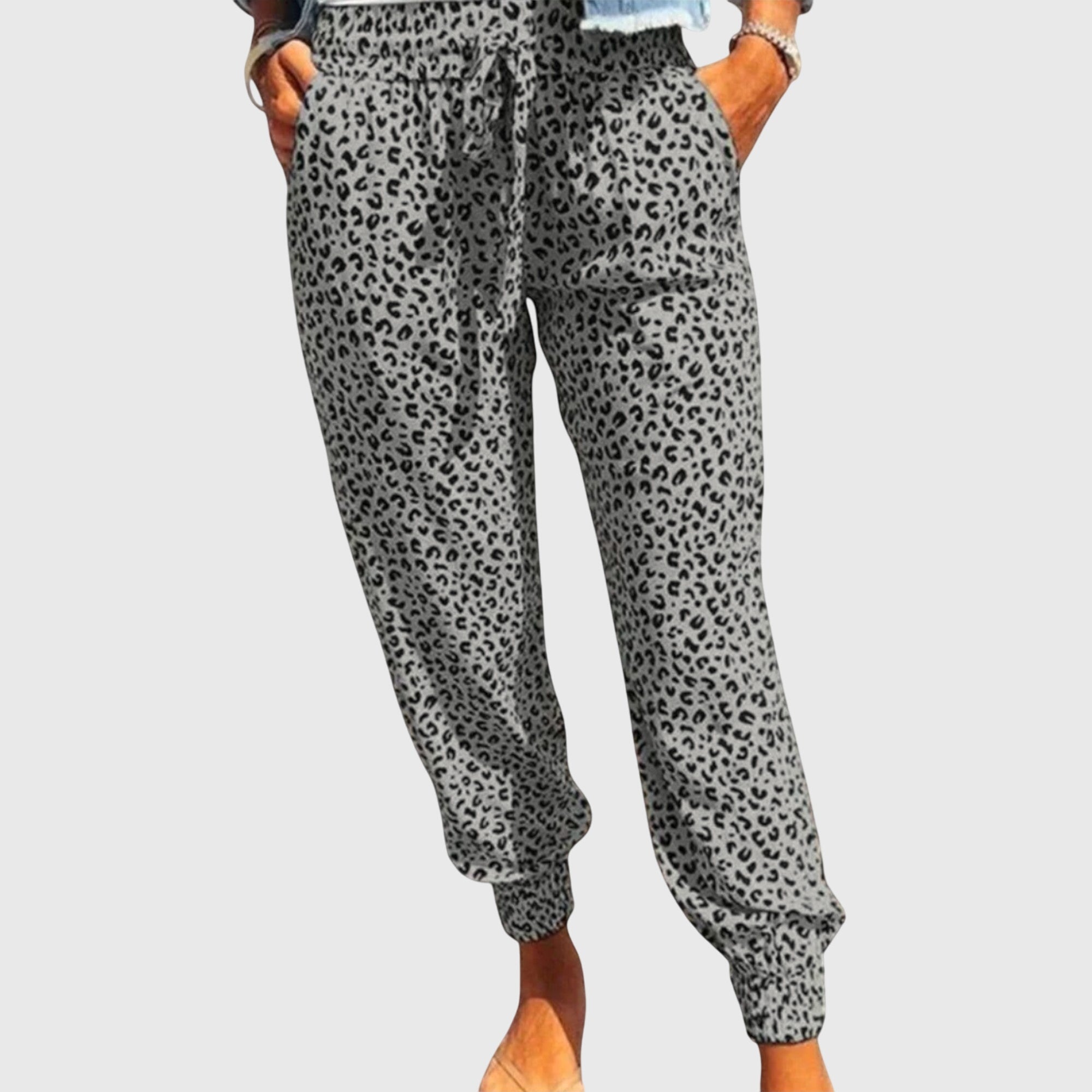 FELI | Wide-leg pants with animal print