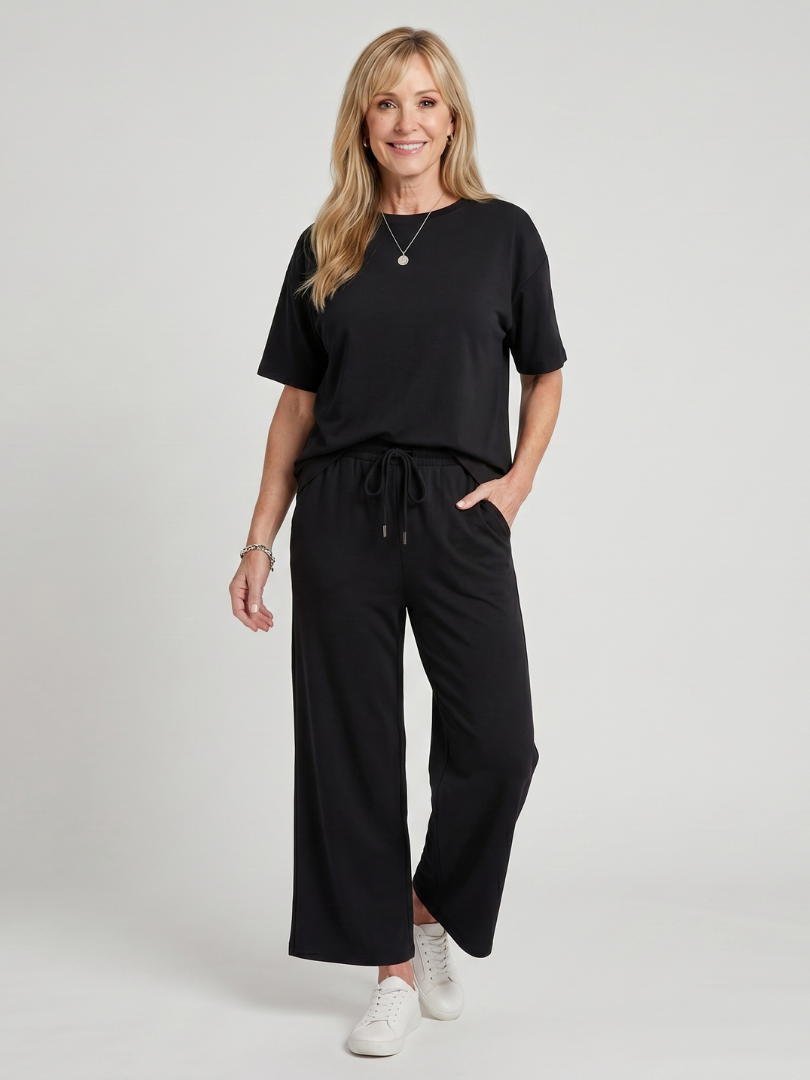 WIHEL | Two-piece set with straight-leg pants