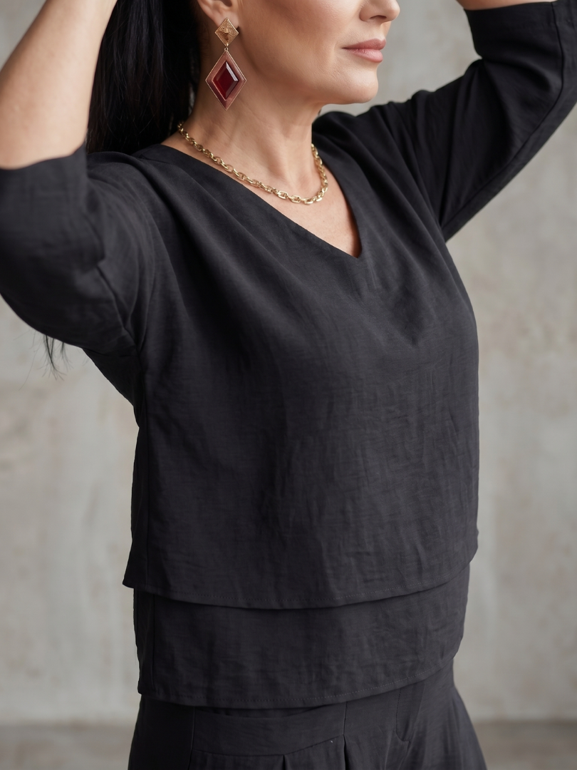 RIVER | Set with wide-leg pants