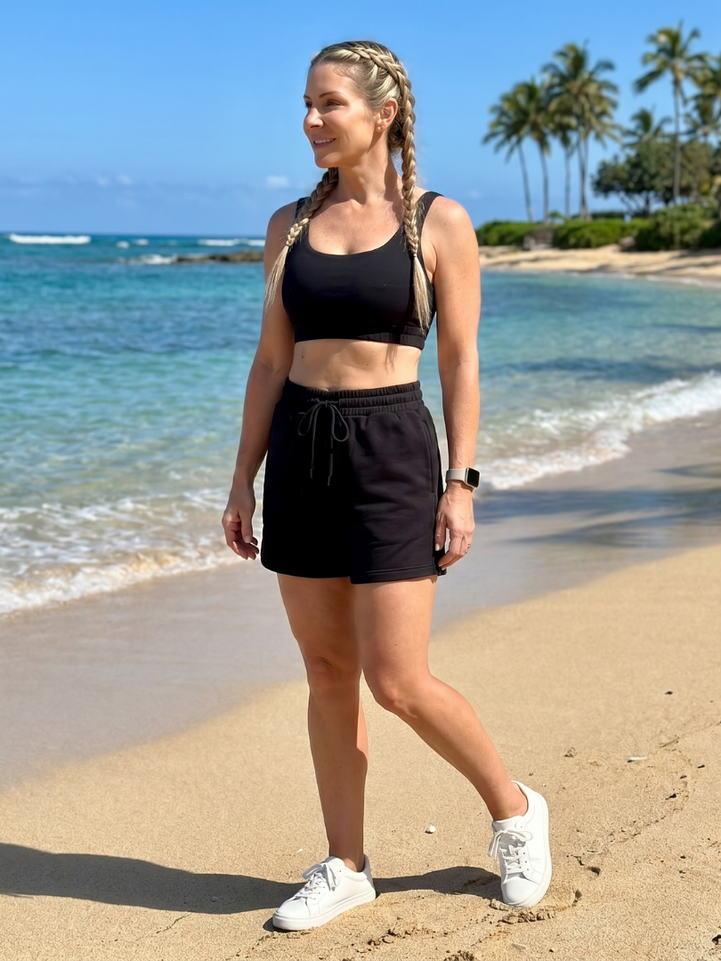 LYSEM | Set with scoop neck crop top