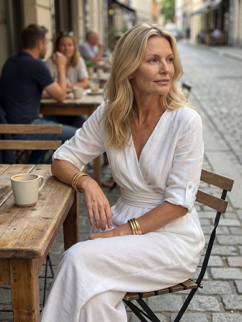 WANDA | Jumpsuit with wide-leg pants
