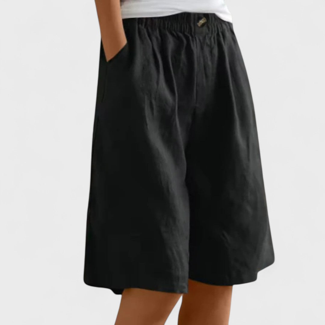 KATY | Soft-touch shorts with relaxed fit