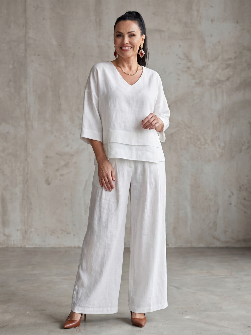 RIVER | Set with wide-leg pants