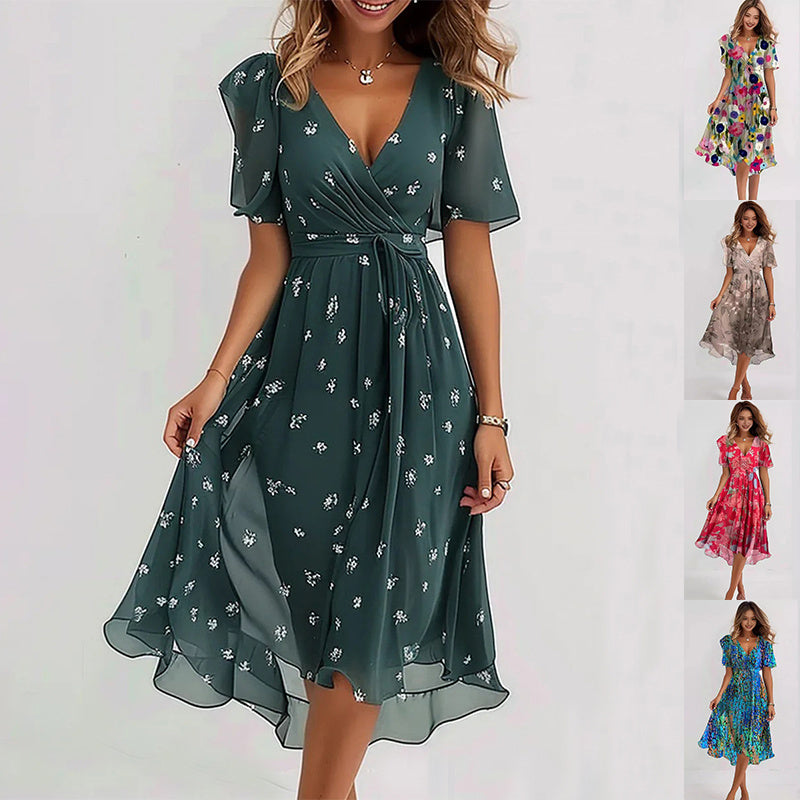 GRACE | Sleeveless summer dress in breathable fabric