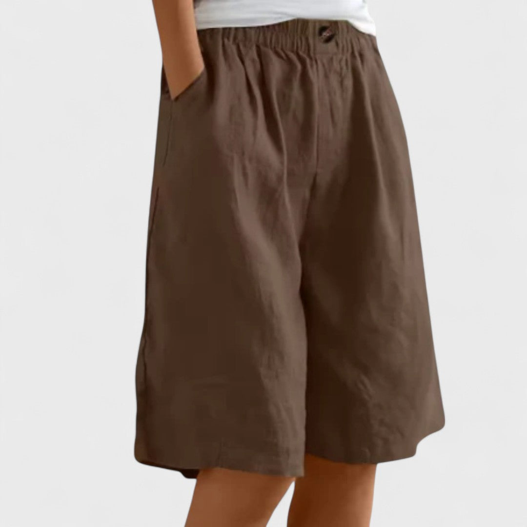 KATY | Soft-touch shorts with relaxed fit