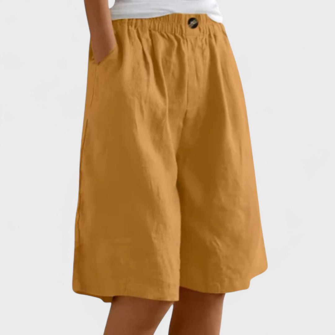 KATY | Soft-touch shorts with relaxed fit