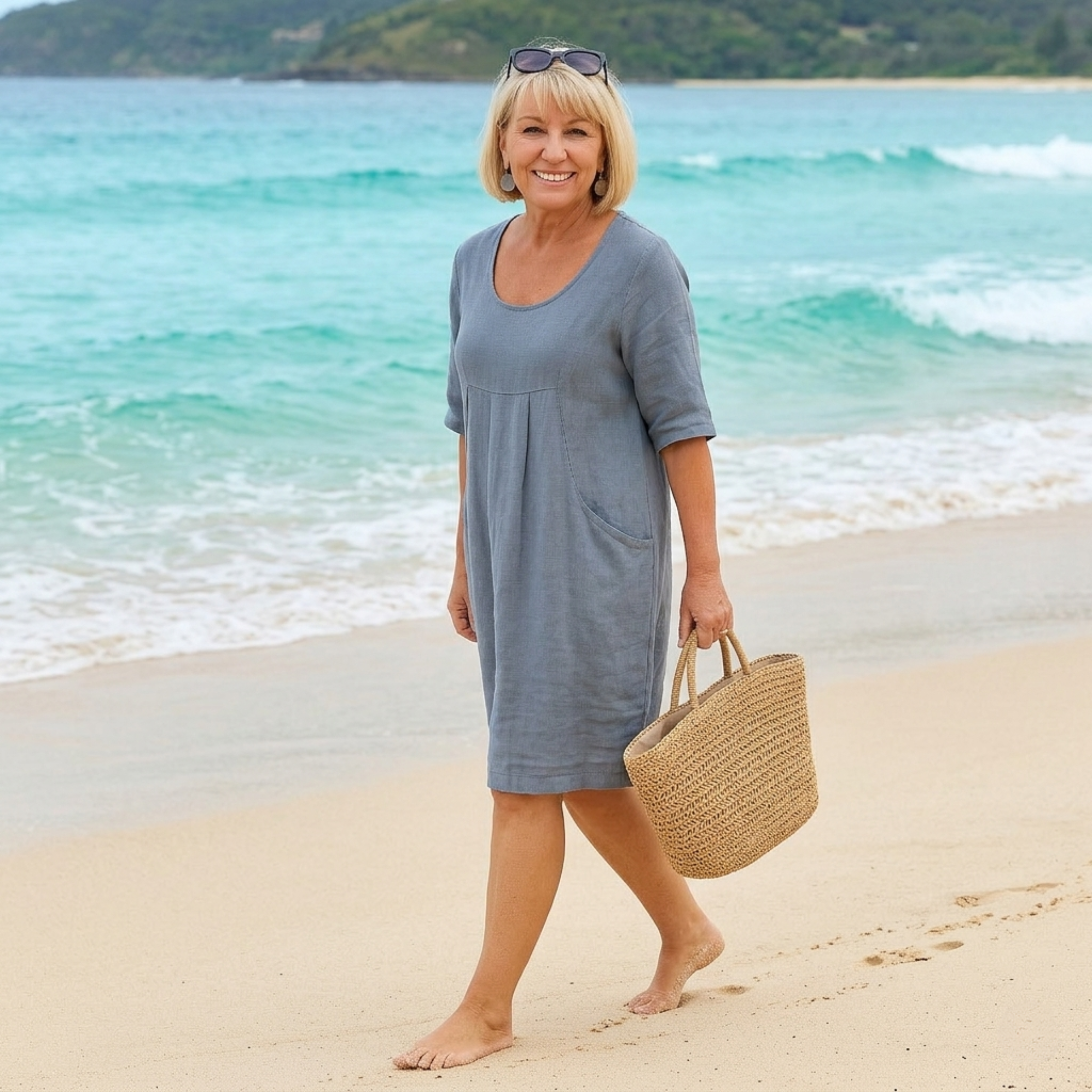 MARICEL | Relaxed maxi dress with pocket detail