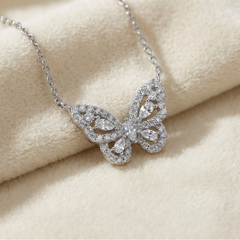 DREAMER | Butterfly pendant necklace for everyday wear