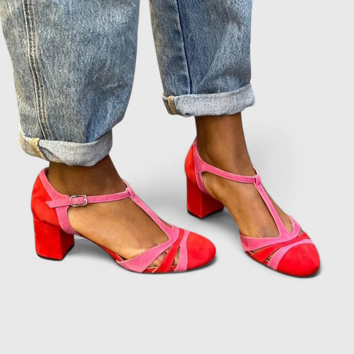 LAZARIAH | Heeled sandals with ankle strap