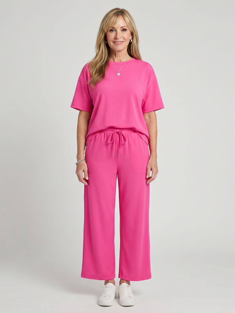 WIHEL | Two-piece set with straight-leg pants