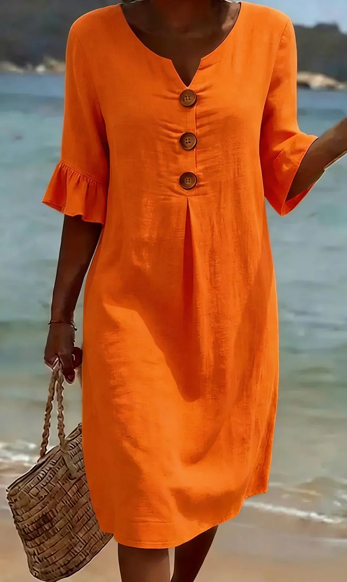 RADMILA | Long sleeve dress for summer days