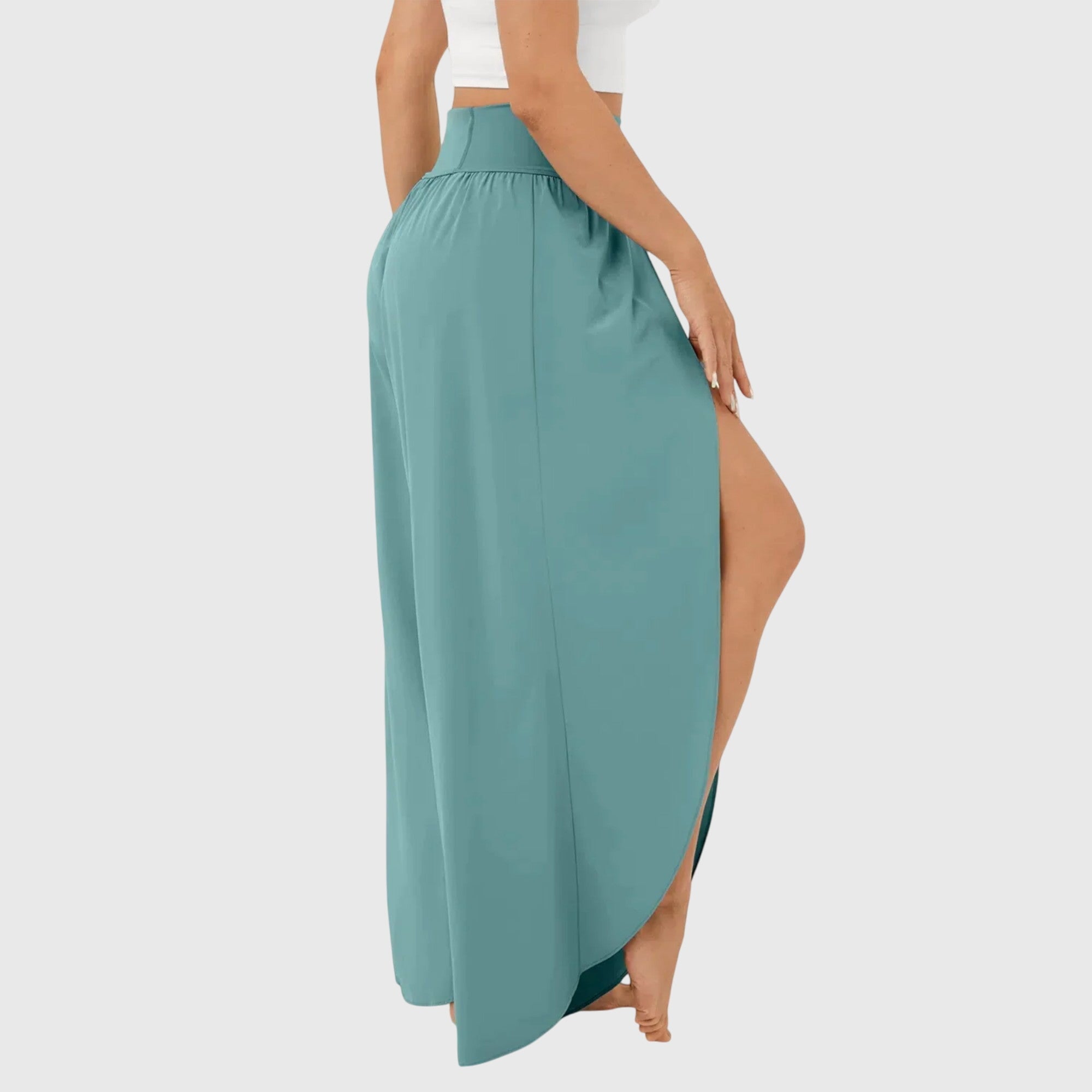 SKYLAR | Relaxed wide-leg pants with built-in shorts