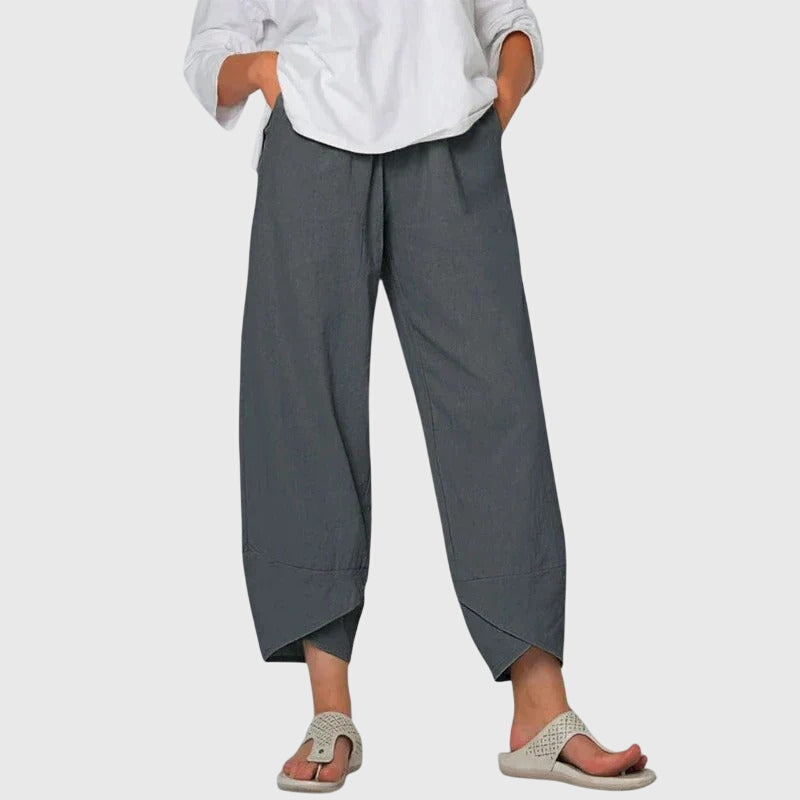 LEONA | Wide-leg pants with relaxed fit