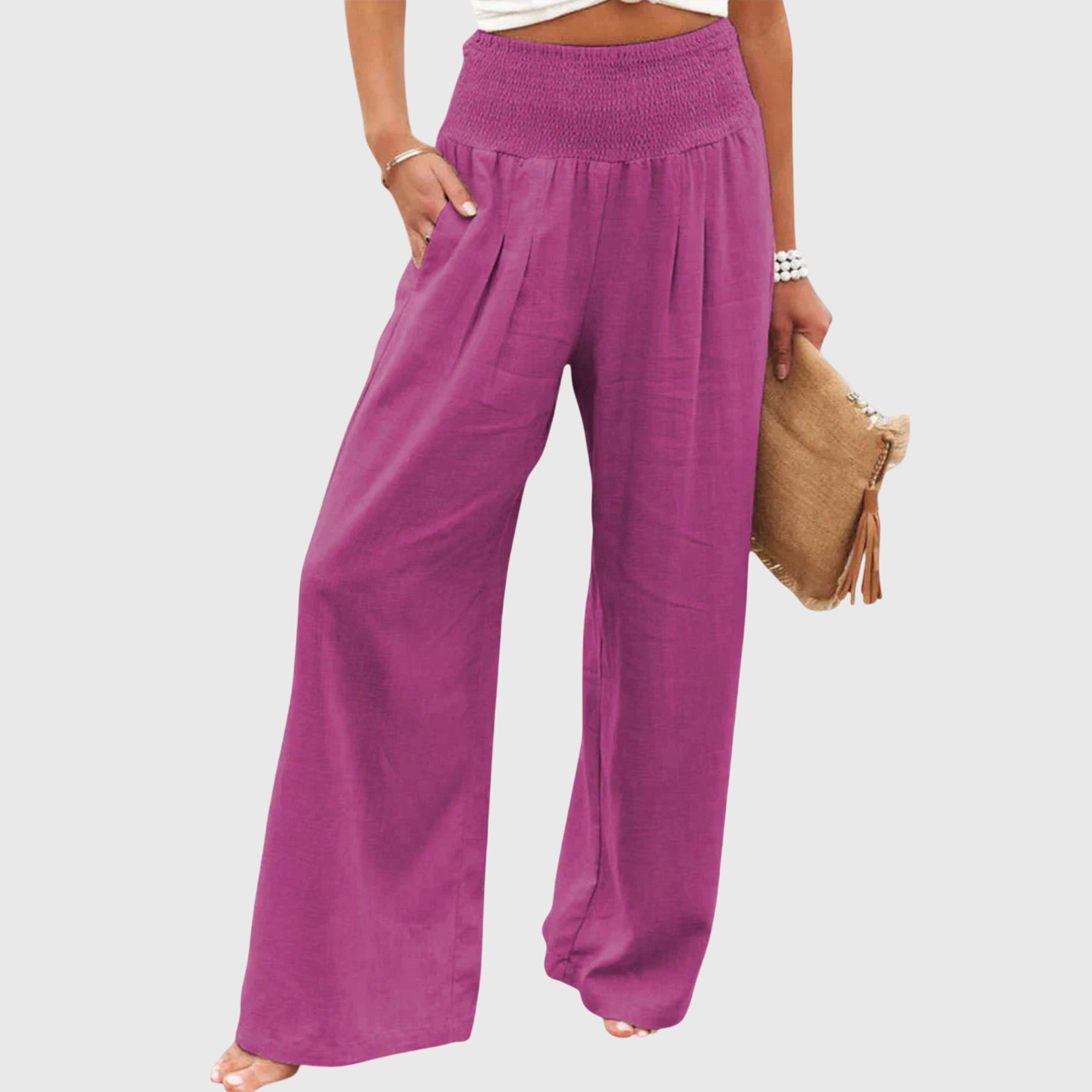 JULIE | Wide-leg pants with an airy fit