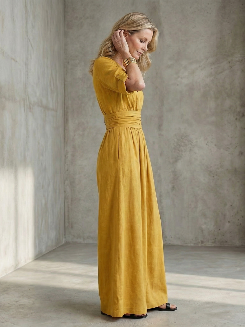 WANDA | Jumpsuit with wide-leg pants