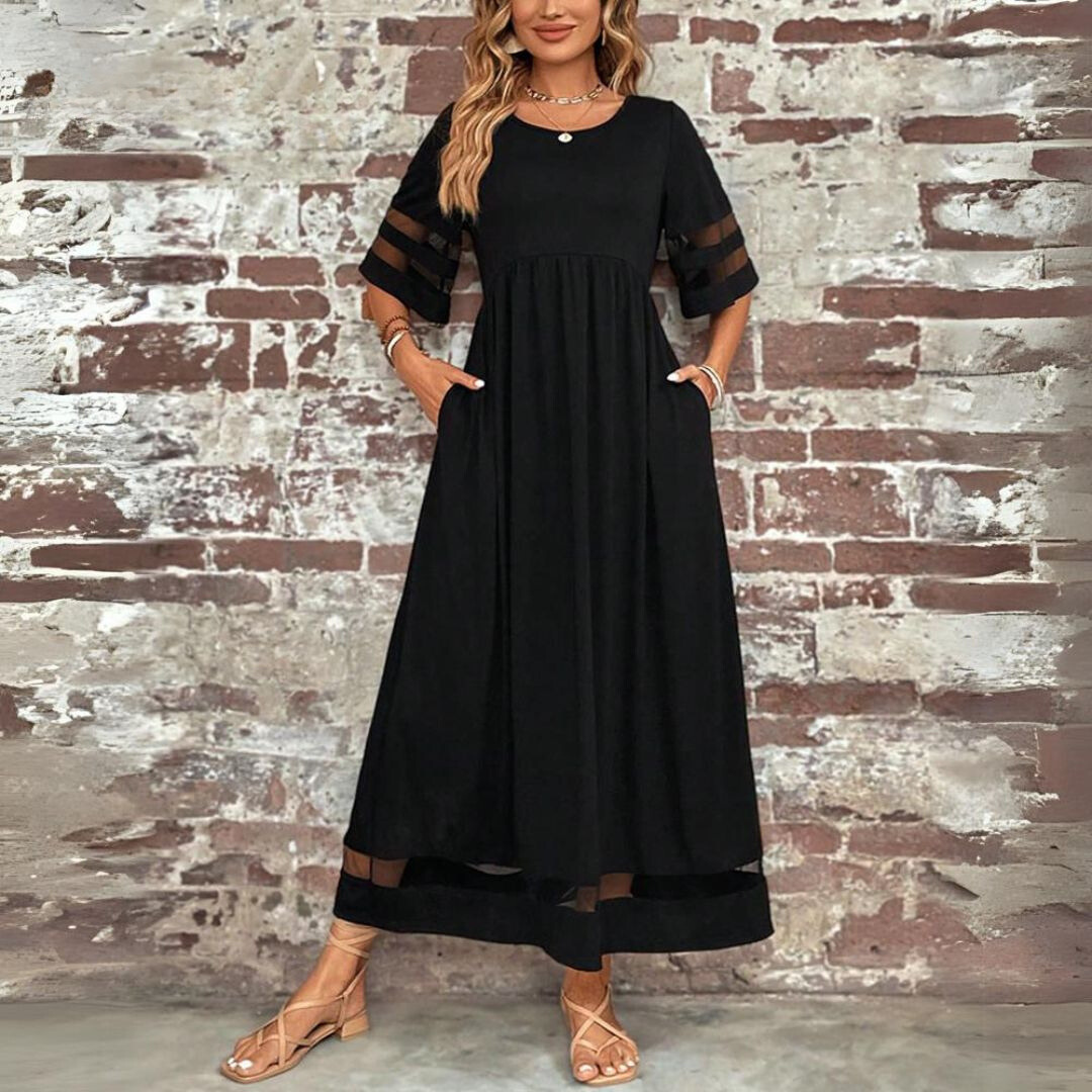 ADELINE | Layered dress with tummy coverage