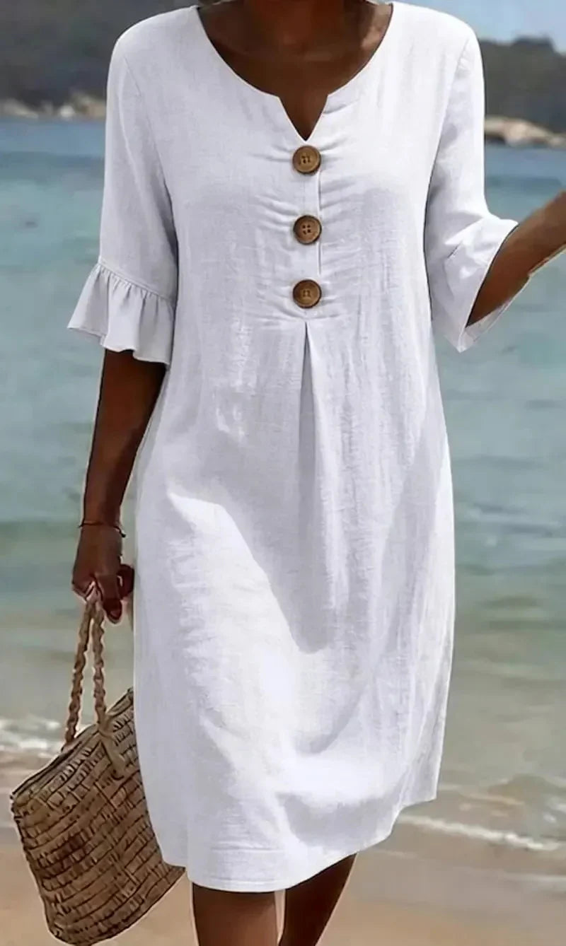 RADMILA | Long sleeve dress for summer days