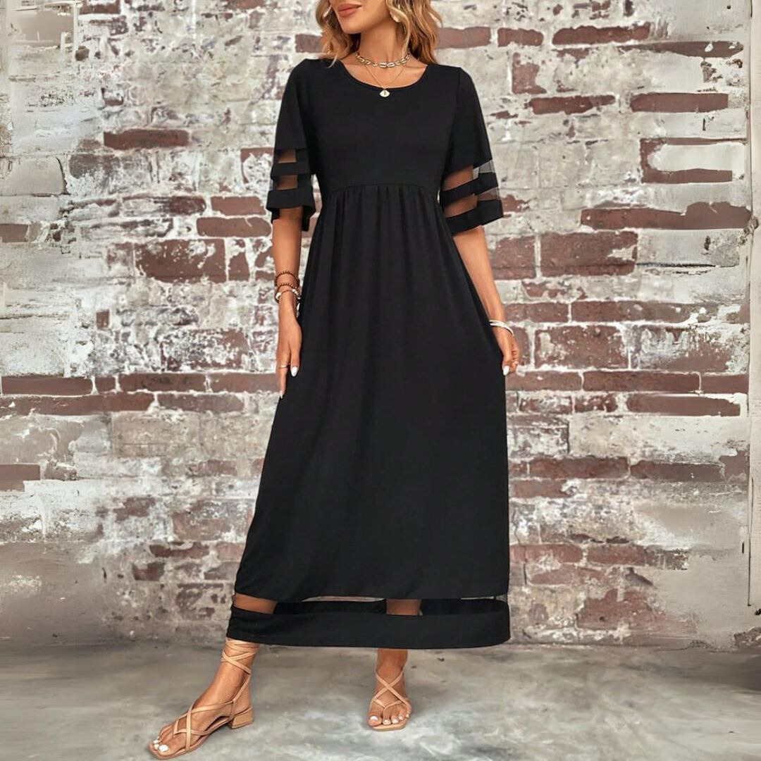 ADELINE | Layered dress with tummy coverage