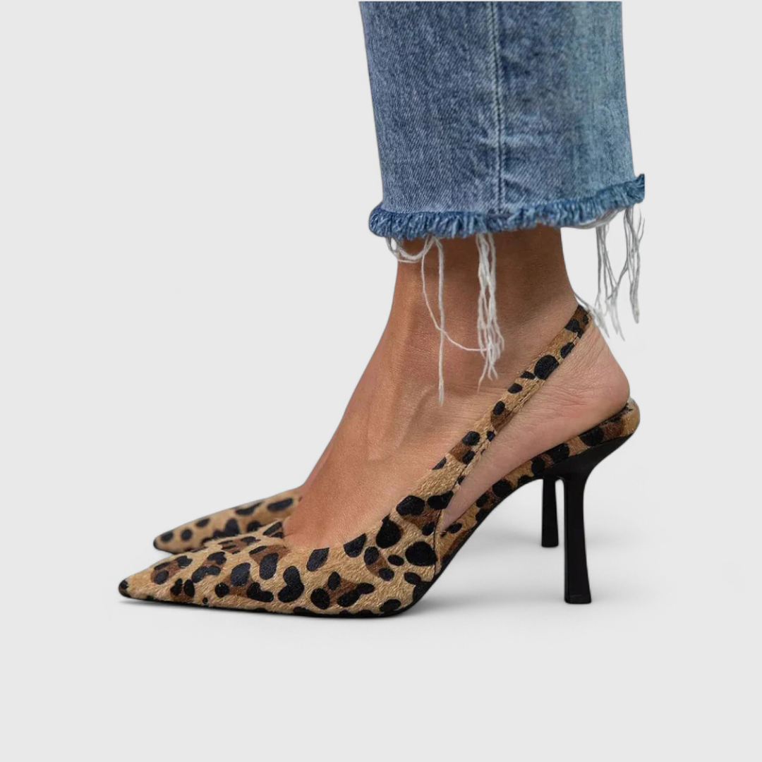 ISABRIELLA | Stiletto heel with leopard slingback
