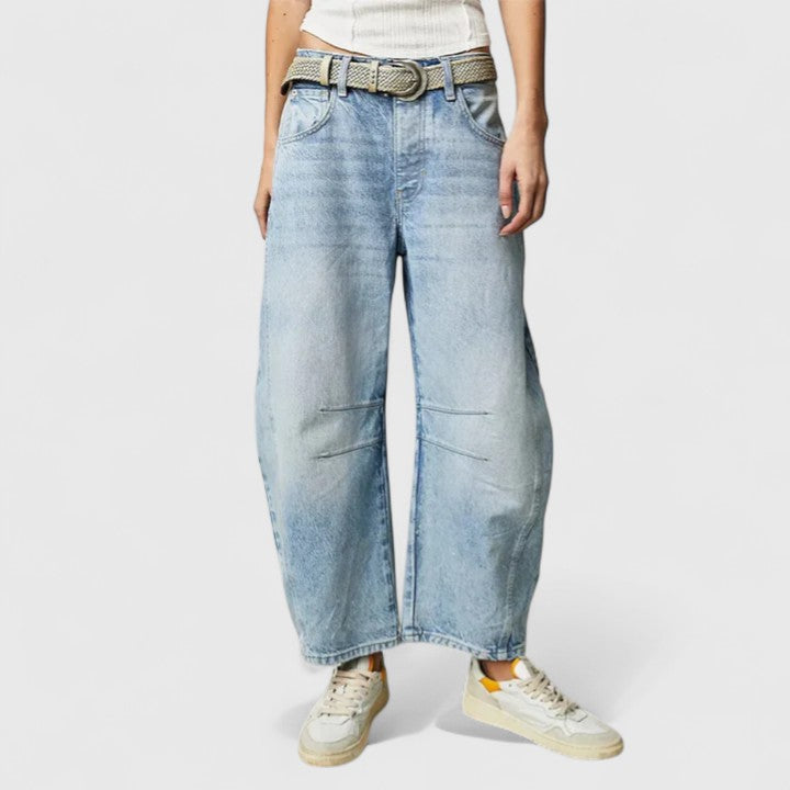 RAIN | Wide-leg pants with relaxed fit
