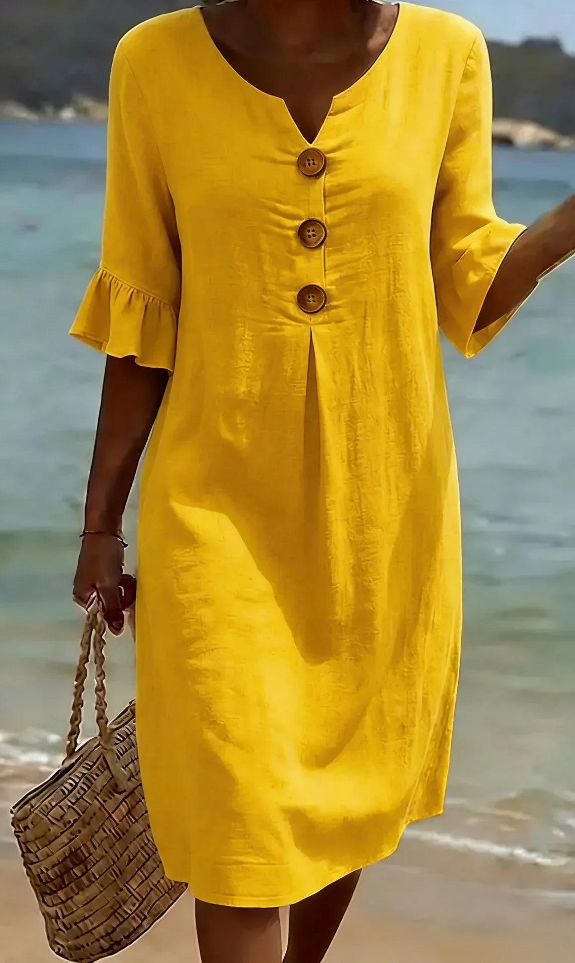 RADMILA | Long sleeve dress for summer days