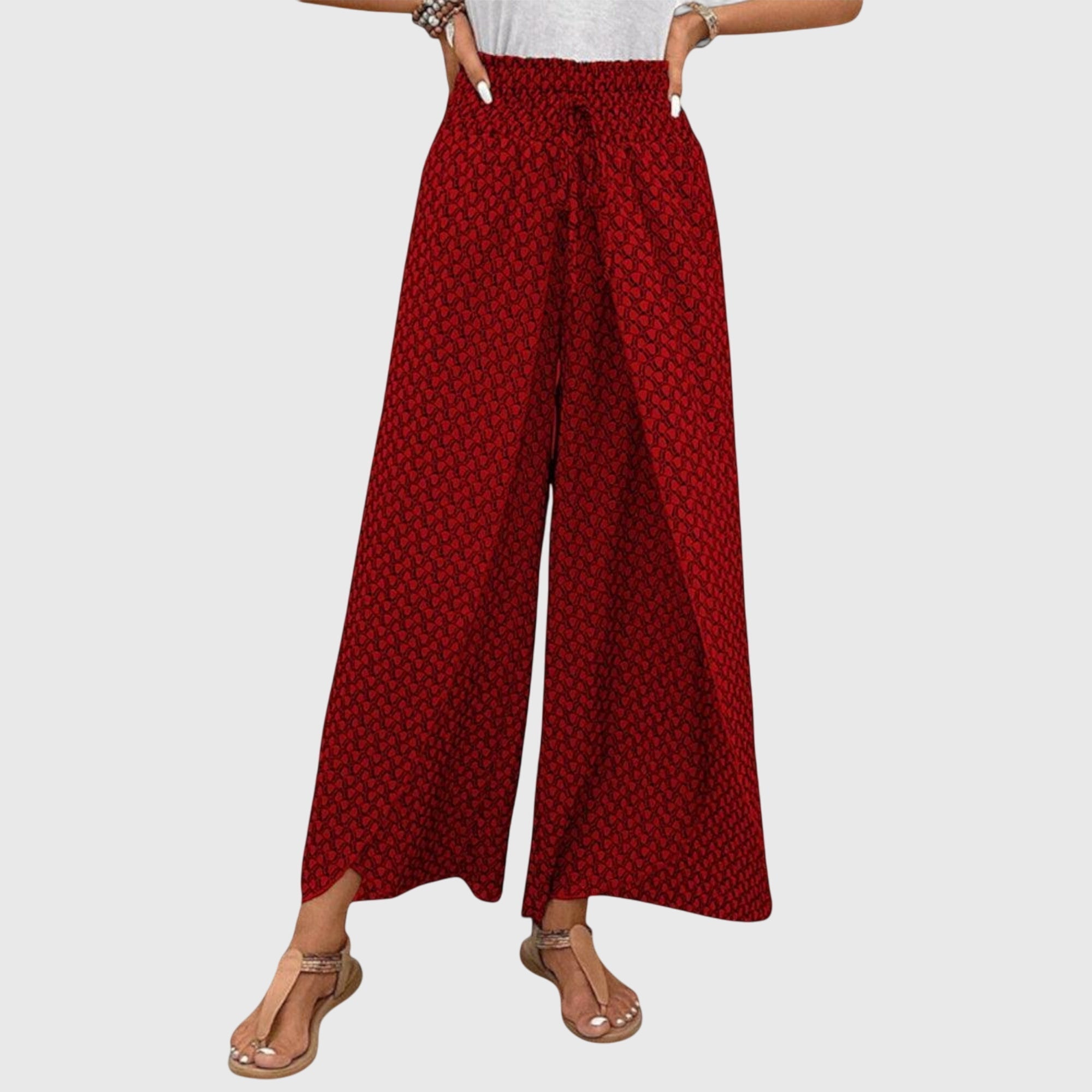 CHIARA | Polished high-waist palazzo pants