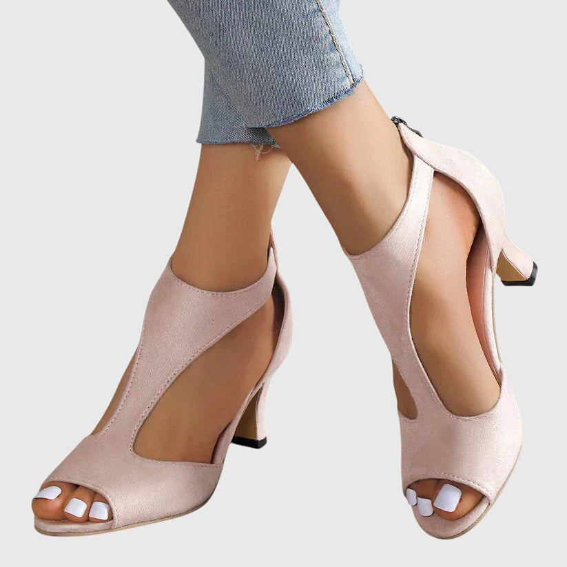 DELFINA | Soft-touch heels with supportive footbed