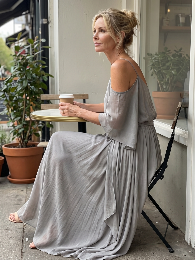 MARISOL | Two-piece set with wide-leg pants