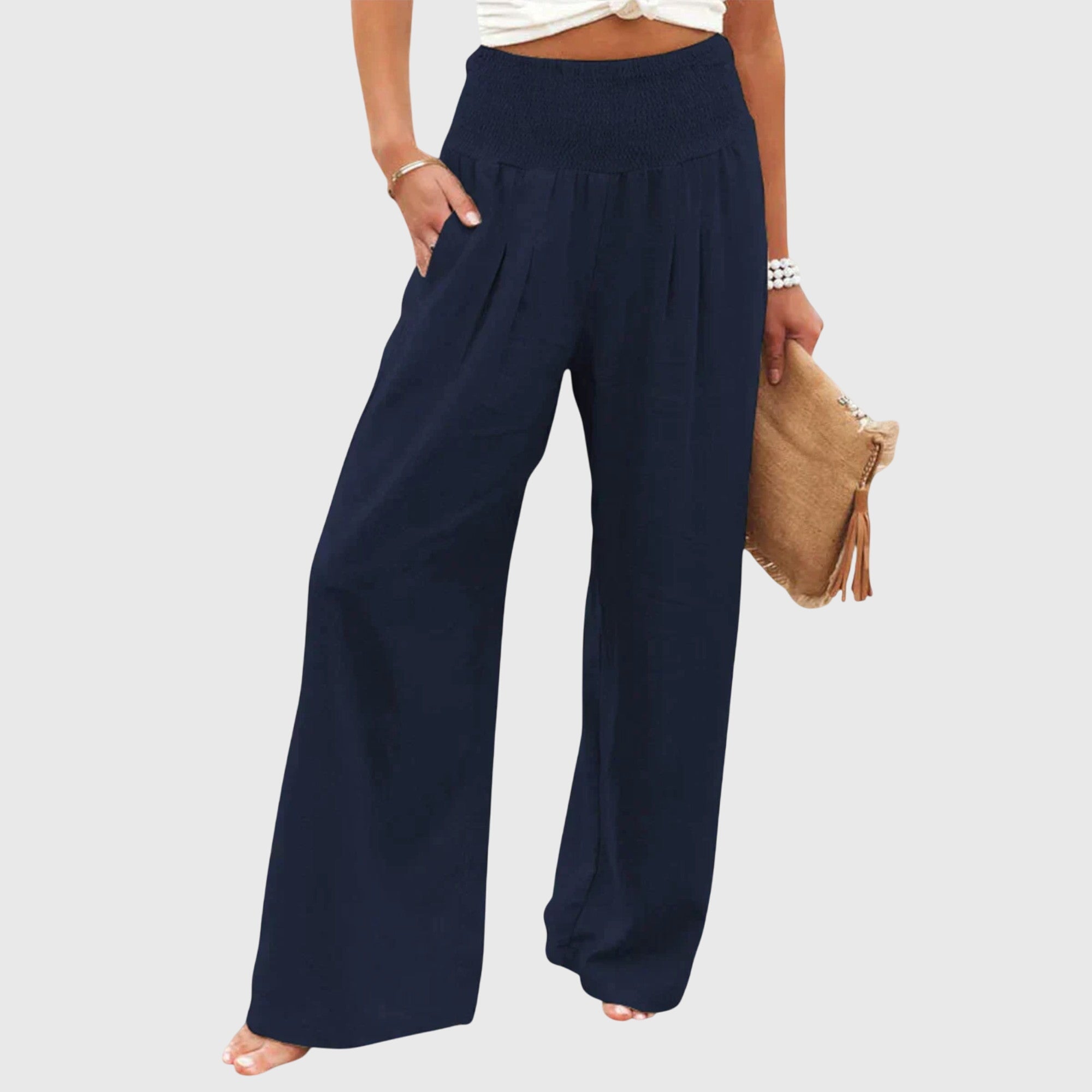 JULIE | Wide-leg pants with an airy fit