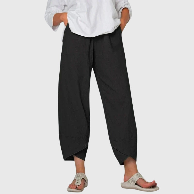 LEONA | Wide-leg pants with relaxed fit