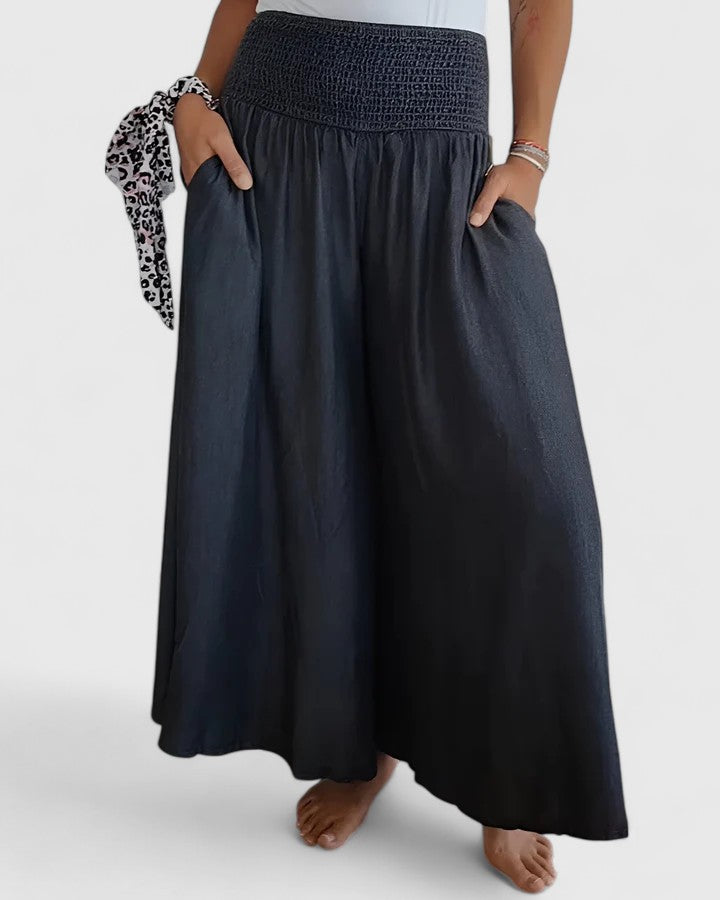ELONA | Relaxed pants with stretch waistband