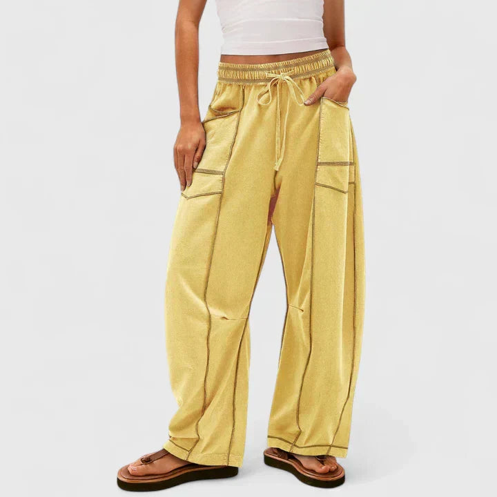 CAMRYNNNE | Relaxed wide-leg pants with easy fit