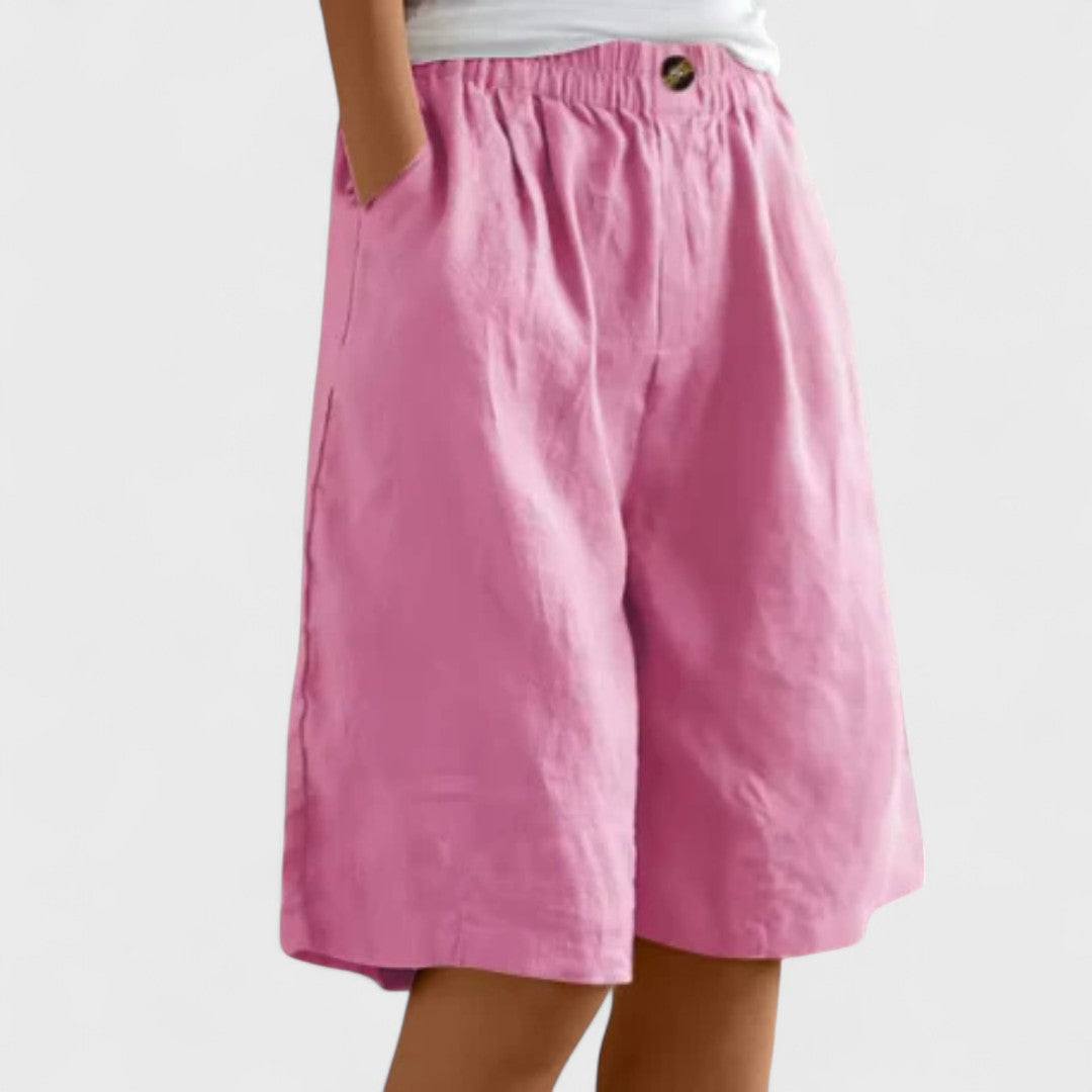 KATY | Soft-touch shorts with relaxed fit
