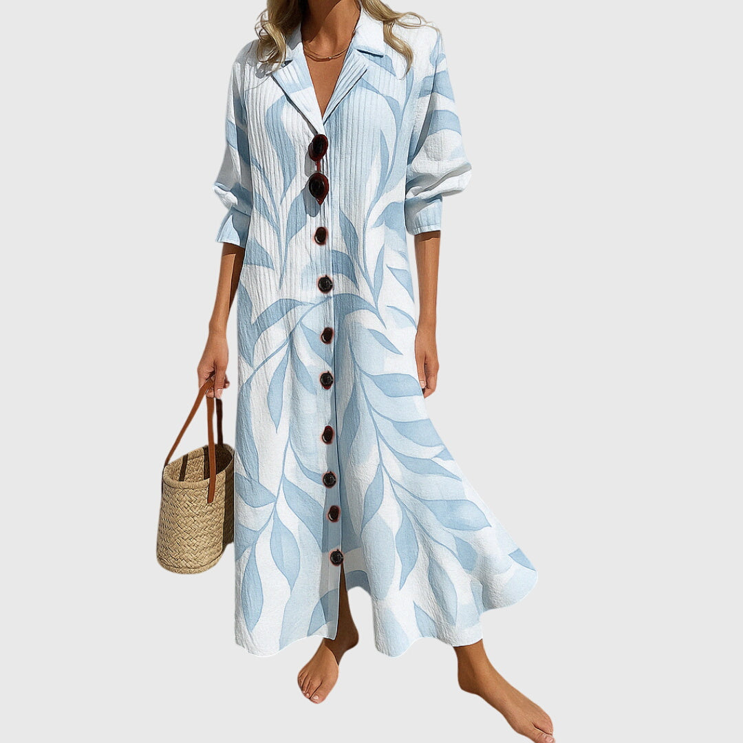 JASMINE | Breezy slimming dress with lace accents