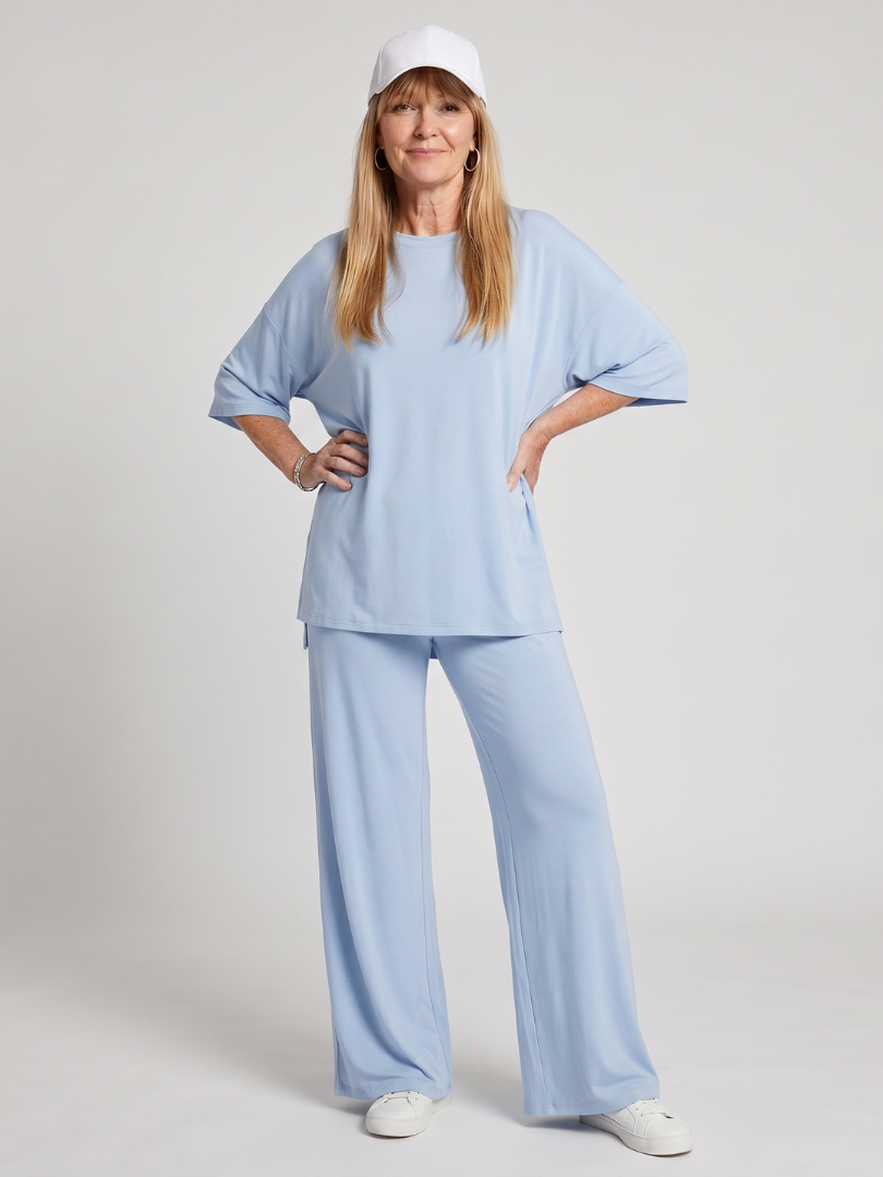 RAMSE | Set with wide-leg pants