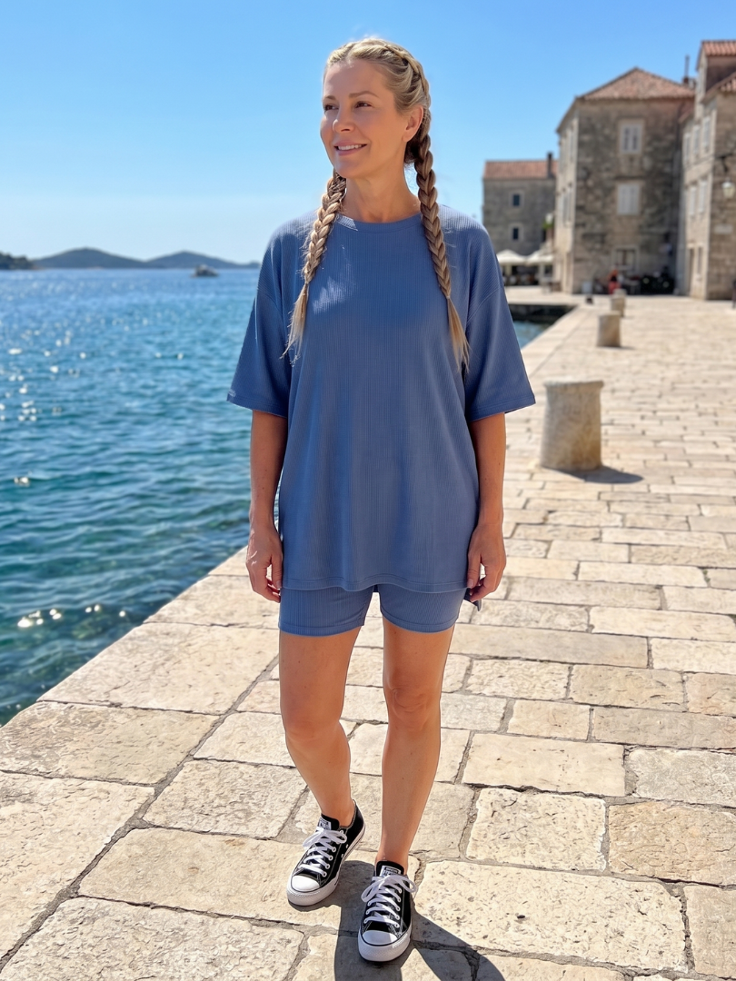 COLETTE | Two-piece set with biker shorts