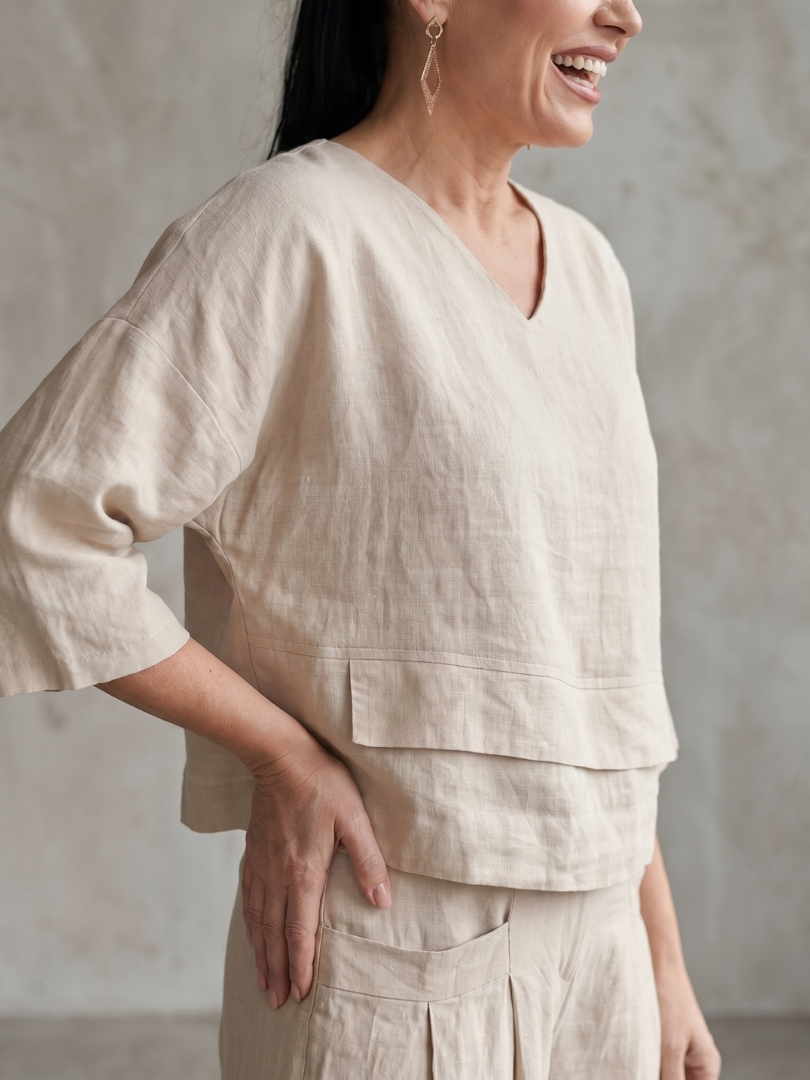 RIVER | Set with wide-leg pants