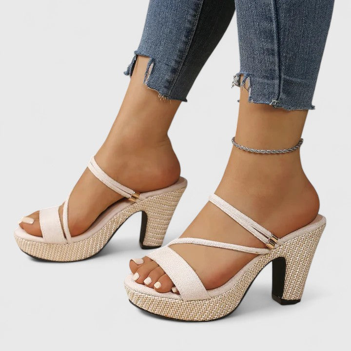 LORIENNA | Strappy heels for evening and special occasions