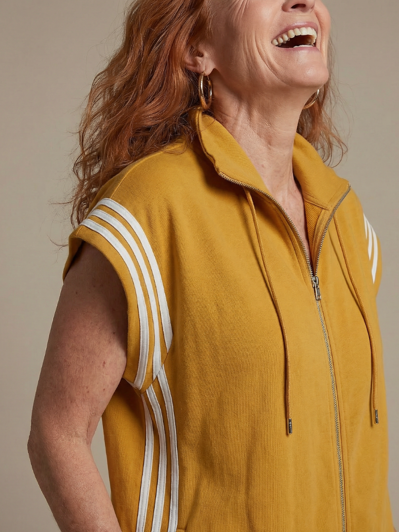 LARK | Jumpsuit with side stripe panels