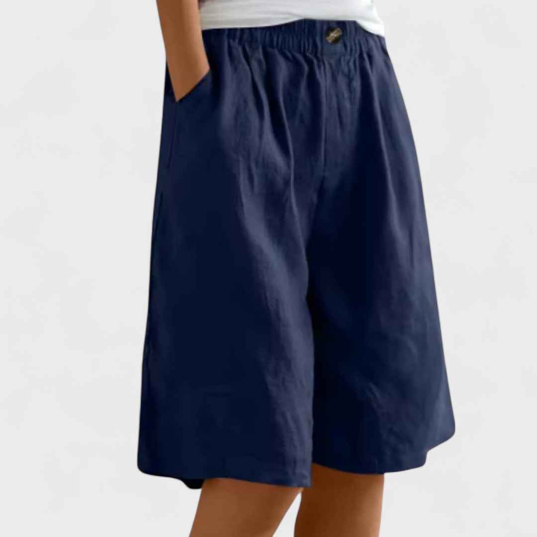 KATY | Soft-touch shorts with relaxed fit