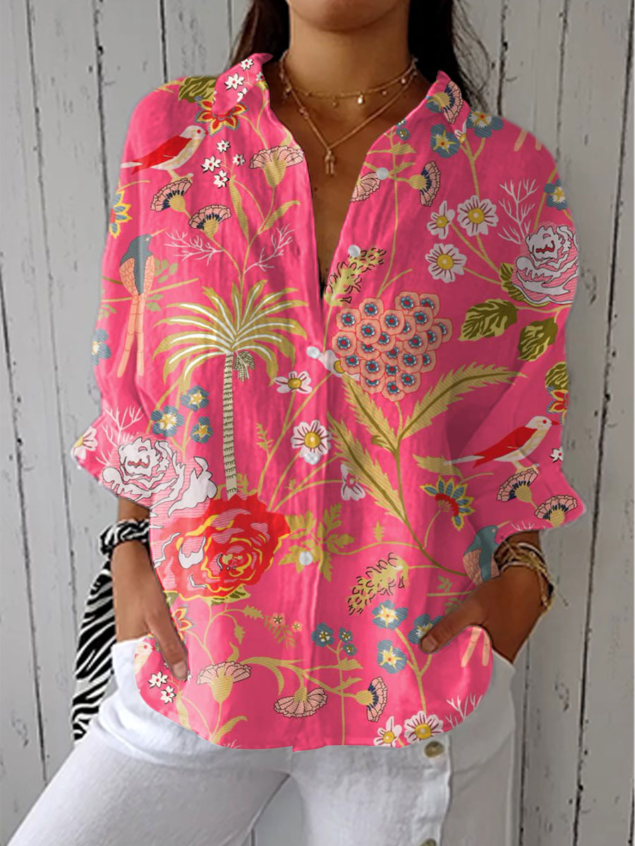 FLORIANA | Breezy relaxed-fit blouse for warm days