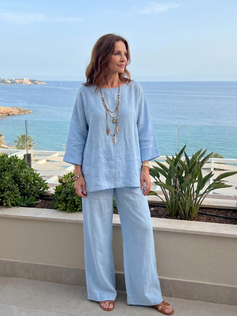 PRUE | Set with wide-leg pants
