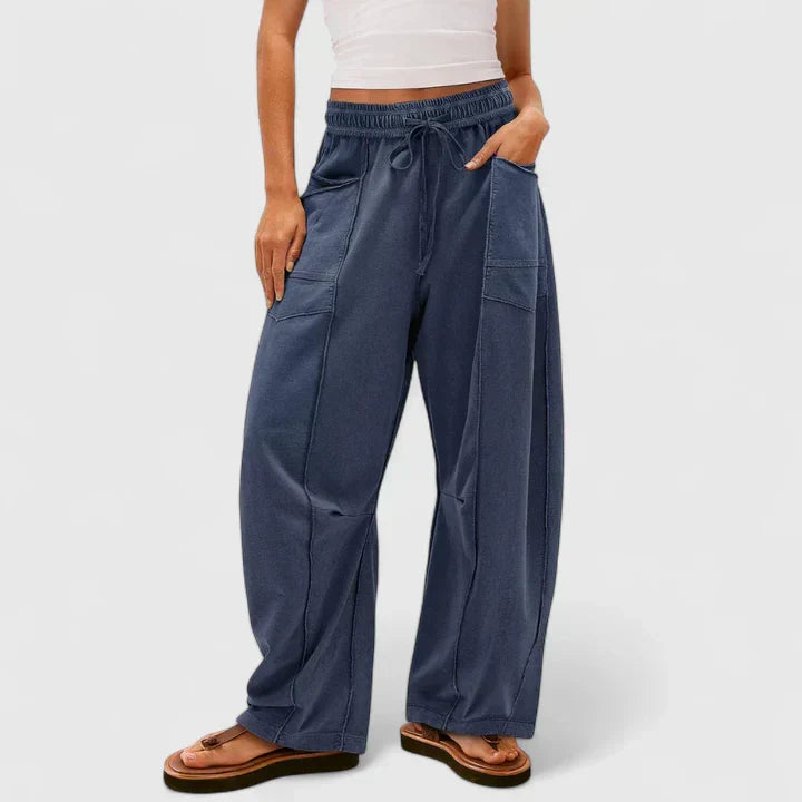 CAMRYNNNE | Relaxed wide-leg pants with easy fit