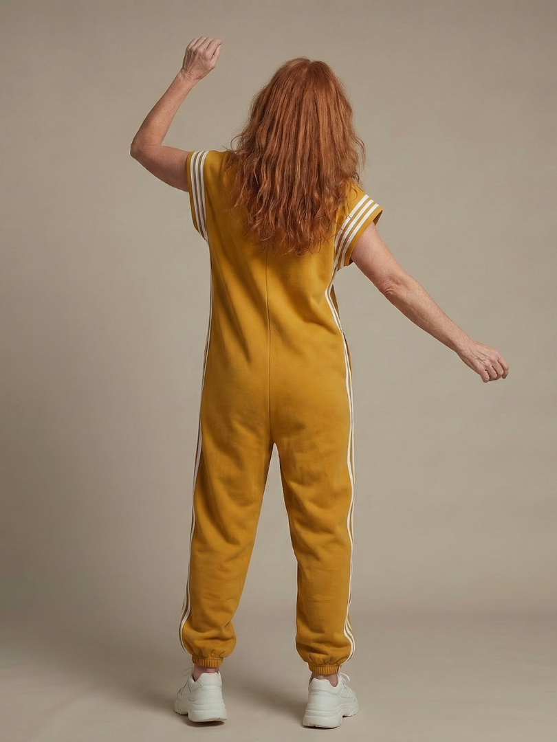 LARK | Jumpsuit with side stripe panels