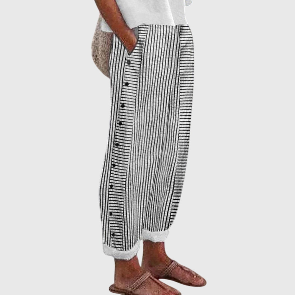 BERTHA | Wide-leg pants with elastic waistband