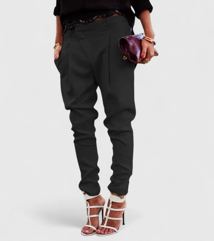 KALIE | Elegant pants with mid-rise adjustable waist