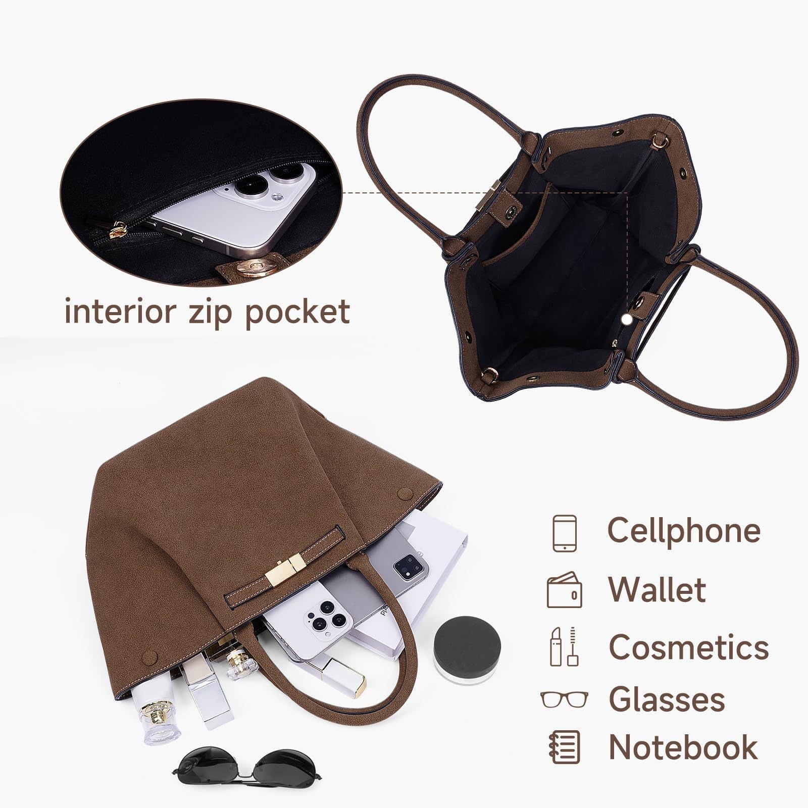 GINEVRA | Tote bag with magnetic closure