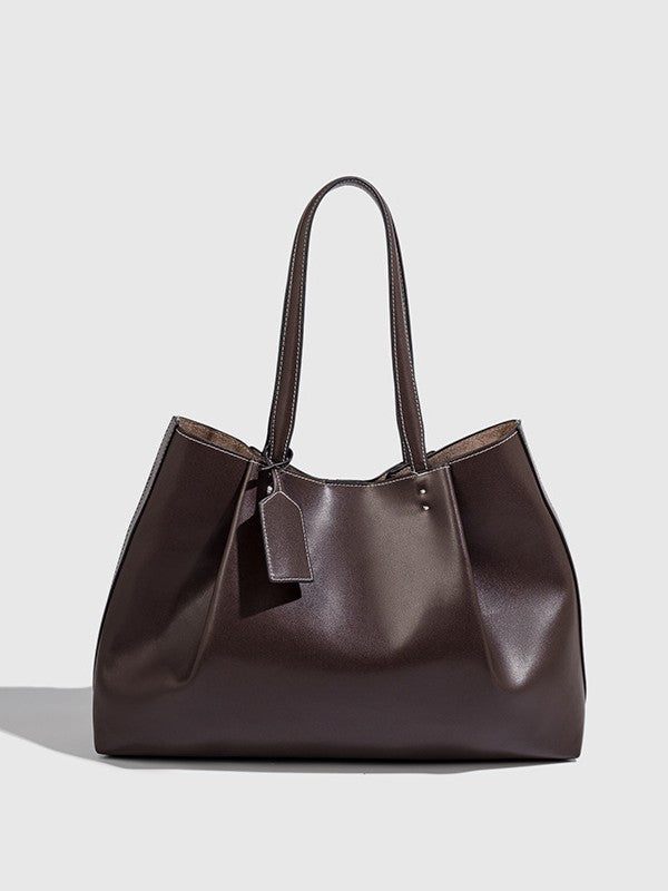 CELIA | Structured tote bag with textured finish